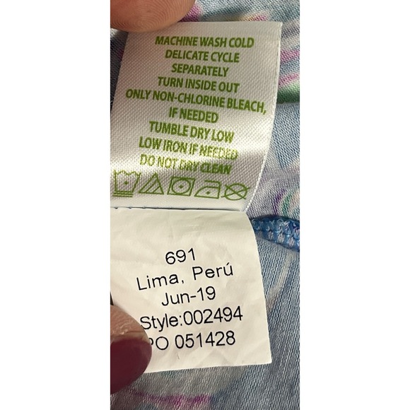 Lilly Pulitzer Coral Reef‎ Seahorse Print Halter Sz L - Picture 9 of 10